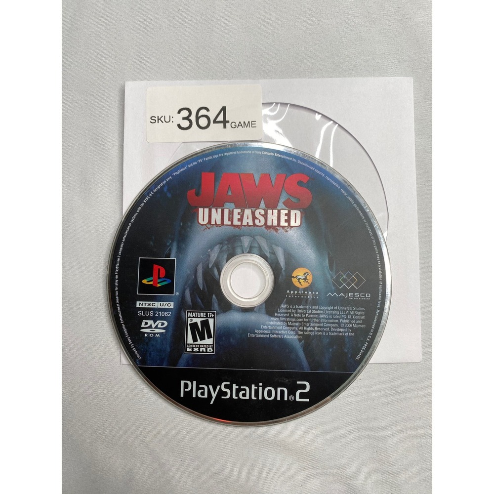 Jaws Unleashed Sony PlayStation 2